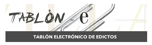 Tablón de edictos